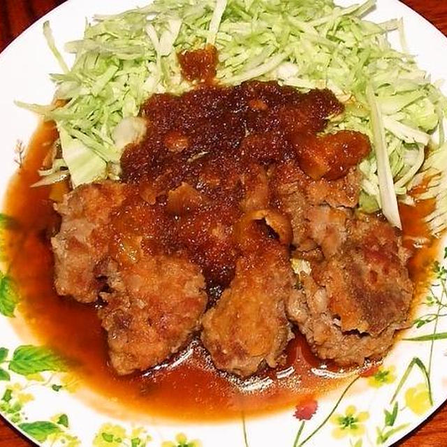 薄切りバラ肉の生姜焼き＆鱈と大根の焼肉だれ炒め