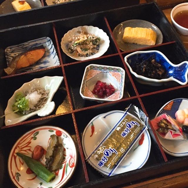 朝食と雪の京都府笠置町