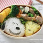スヌーピー＆ウッドストックのお弁当＊キャラ弁