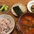 鯖缶チゲと十八穀米