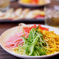 「冷やし中華とハイボール」 by ほ助さん