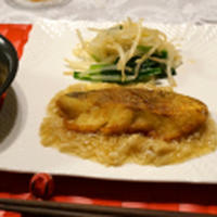 鱈のエノキあんかけ