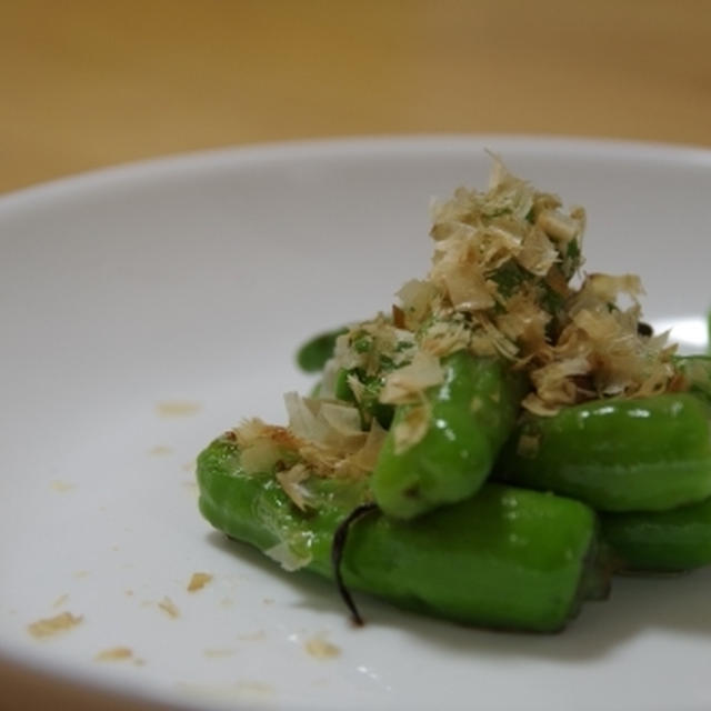 ししとう塩昆布焼き☆