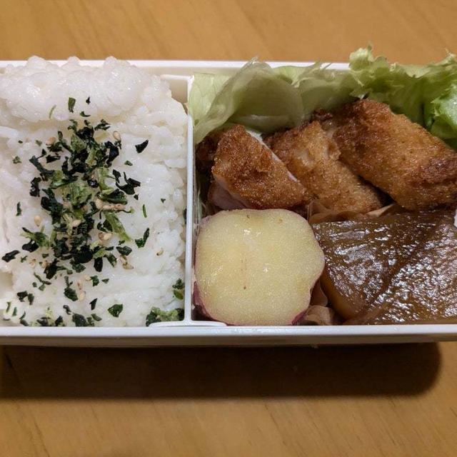 わたしのお弁当　〜地味弁　大根は黒いのが好き〜