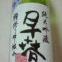 日本酒を学ぶ：早春　純米吟醸 槽搾り中汲み