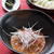 練りごまで簡単美味しく♪トマトとこんがりベーコンのつけ麺ダレ☆荘内大祭