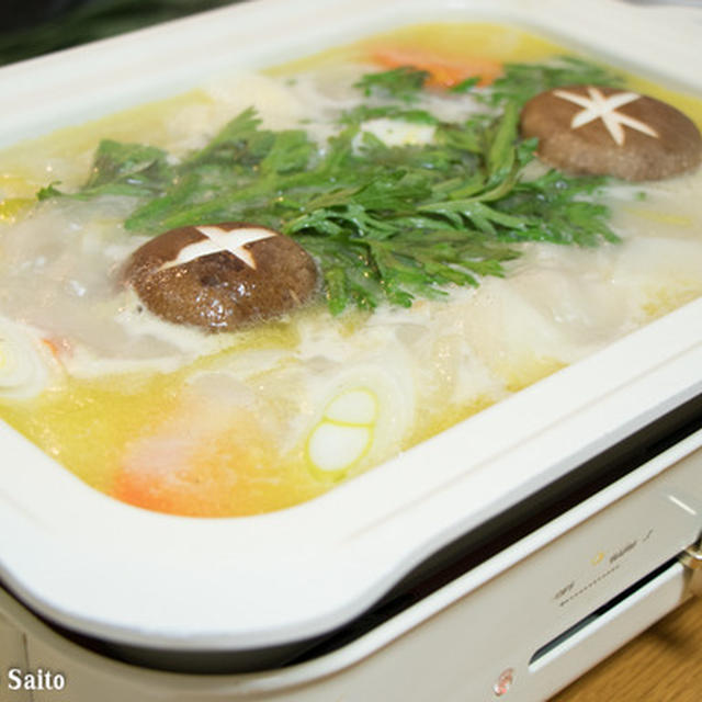 【レシピ】ハンブレ＆圧力鍋で、濃厚!鶏の水炊き