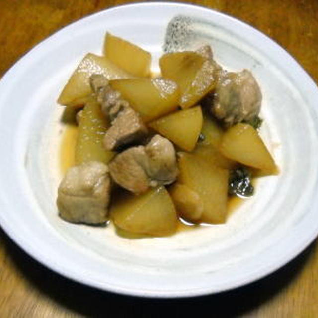 大根と豚肉の煮物