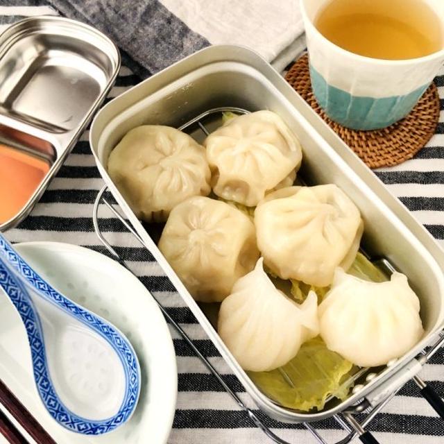 メスティンで小籠包を蒸す
