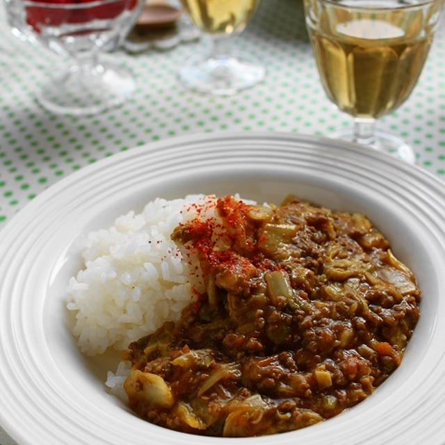 簡単白菜カレー　　白菜使いきり大作戦！