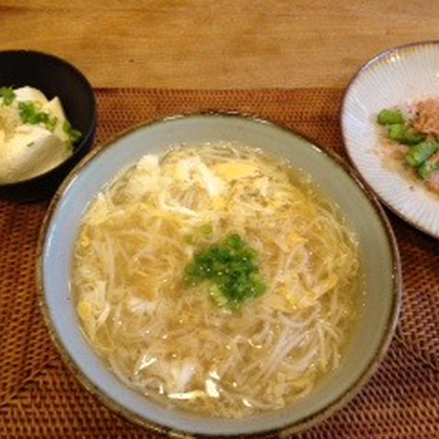 玉子とじあんかけ素麺