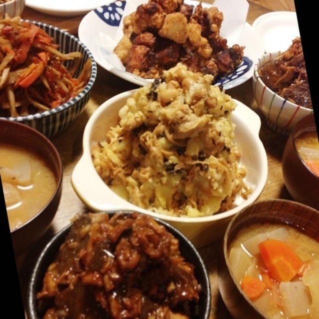 ☆塩レモン唐揚げ とカツオ丼っ☆