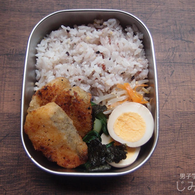 【地味弁】白身魚のフライのめんつゆ煮弁当と、言葉のキャッチボールはエラー続き