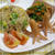 お昼ご飯　＊チャーハンのお子様ランチ風ワンプレート＊＆チロル君
