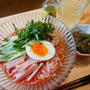 トマトスープの冷たい素麺、昨日の晩ごはん