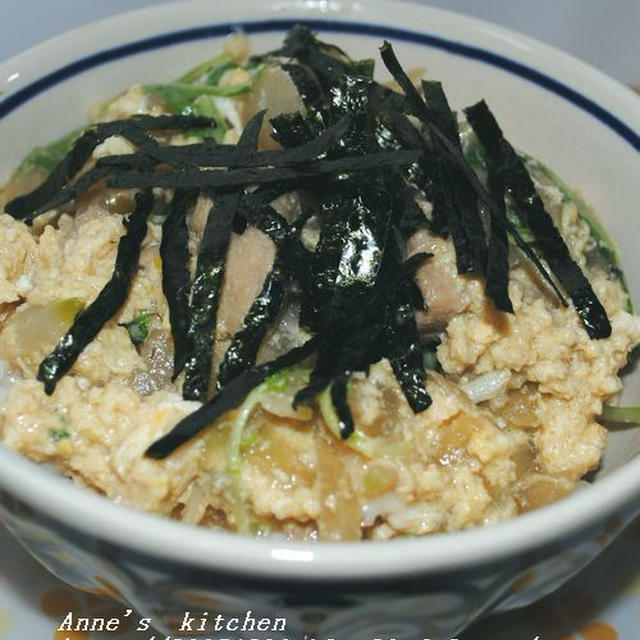 水菜入り・超簡単！シンプル親子丼☆