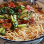 トマトと小松菜にゅうめん