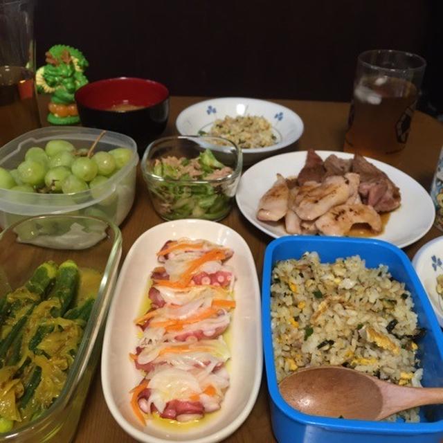 【作り置き】BBQのその後も楽しむ♫・・・スパイスきいたオクラのオカズ