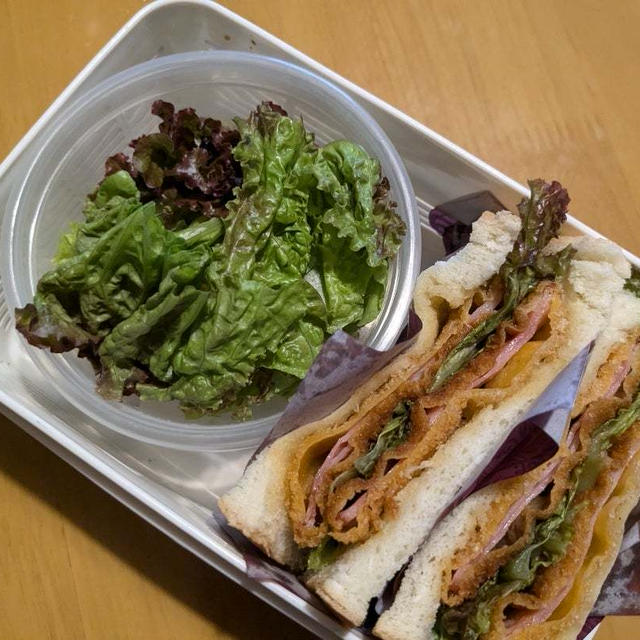 わたしのお弁当　〜ハムカツサンド〜