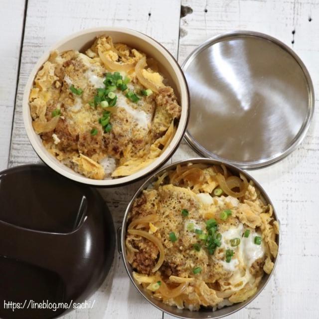 パパと息子の＊カツ丼弁当♡【#お弁当#丼】