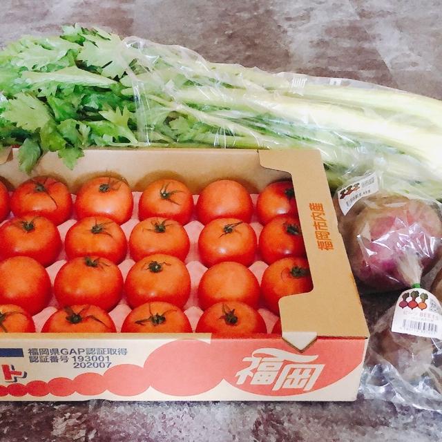 福岡クッキングアンバサダー　2回目の食材が届きました