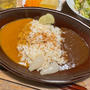 【無印良品のビーフカレーと海老クリームカレーを合がけにしてみた】