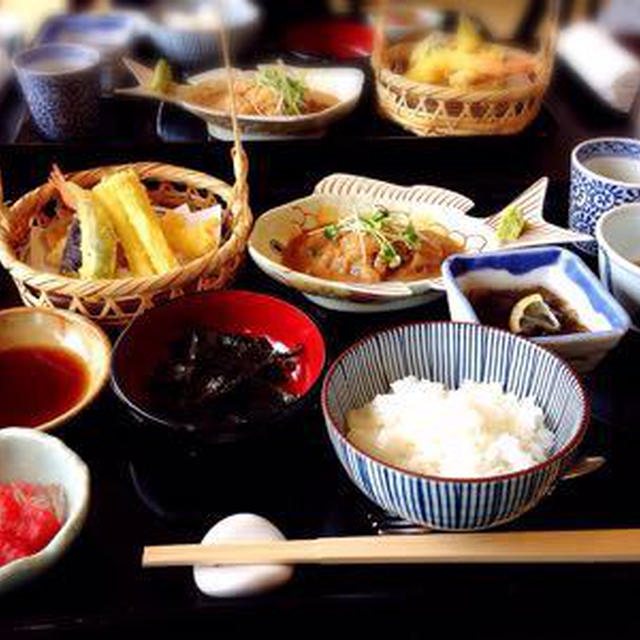 室見川の三四郎で鯛茶漬け