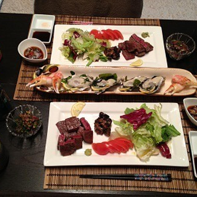 前祝いのような晩ご飯