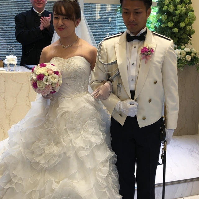 結婚式。