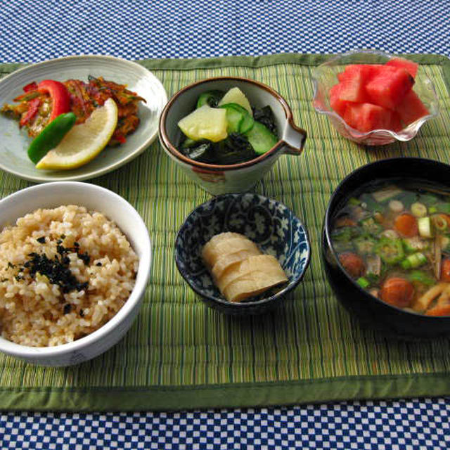朝ごはん　７月３０日（木）