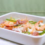 暑い時期にぴったり「生ハムと海老のマリネサラダ」＆「鍋用ラーメンを使って豚キムチラーメン」