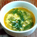 ニラの中華風辛味スープ
