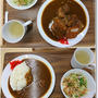 具沢山の欧風豚汁とスパイスカレーそして王子のストレス！？