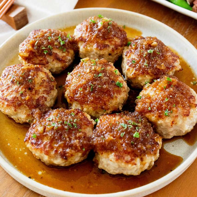 おろし新玉ソースで☆豆腐ハンバーグ【ふわっふわ食感♡ヘルシー♪】