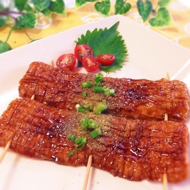 おつまみに最高♡土用の丑の日に!アレで♡ウナギの蒲焼きもどき