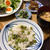 初物 うすいえんどうで「豆ごはん」。