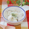 さっと簡単♪柔らか鶏むね肉とかぶのミルクマスタード煮、子ども用手作りエプロン by shinkuさん