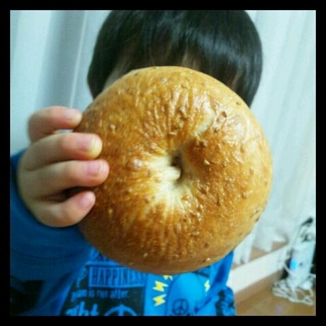 醍醐のしずく酵母でセサミベーグル