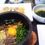 韓国ランチと筍のパスタ