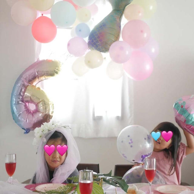 【お誕生会を出張テーブルコーディネート♪簡単！マシュマロケーキ】