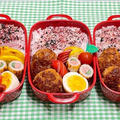 6月3日＊焼いただけ！！！ハンバーグべんとー♩♩♩