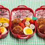 6月3日＊焼いただけ！！！ハンバーグべんとー♩♩♩