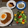 ８歳孫が作った簡単キーマカレー