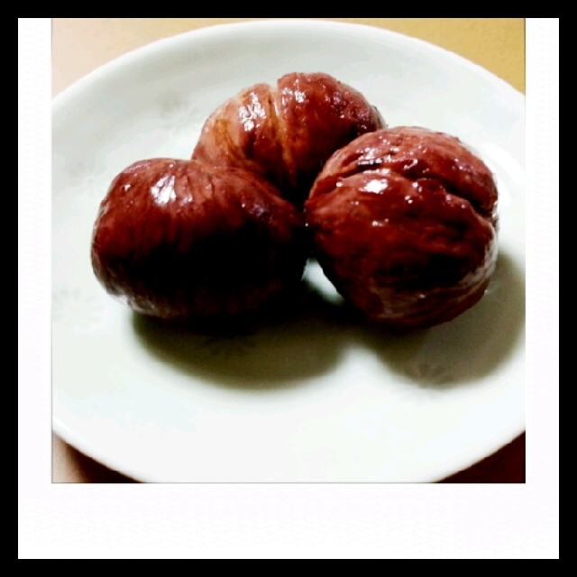 つやつや渋皮煮♡
