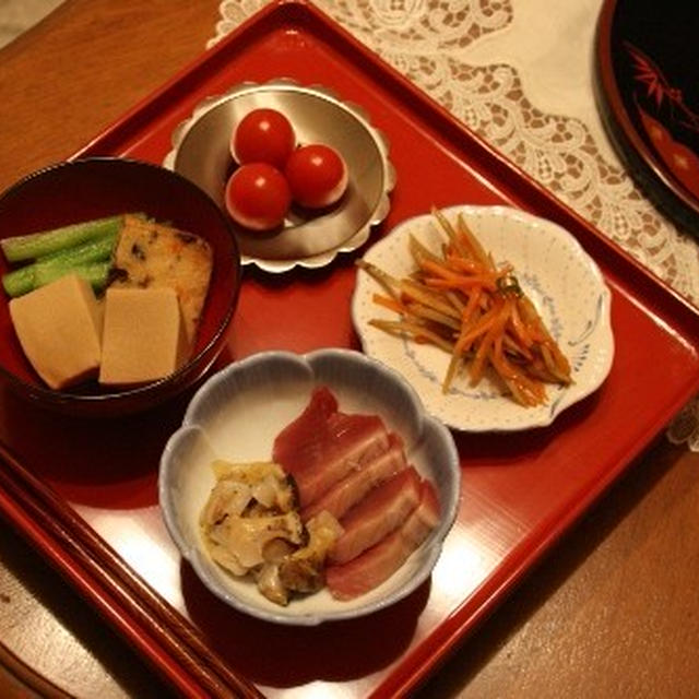 夜ごはん。