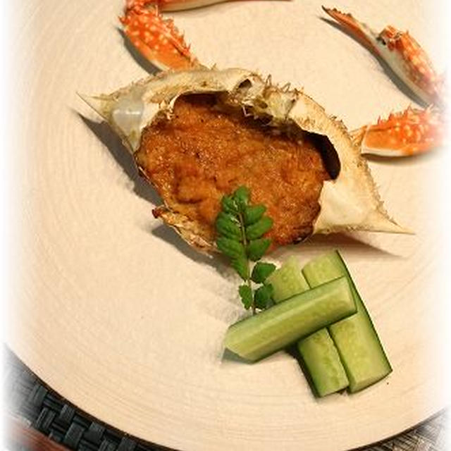 カニ味噌の甲羅焼き By Mayaさん レシピブログ 料理ブログのレシピ満載