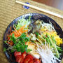 冷し中華風★胡麻だれ奴サラダ