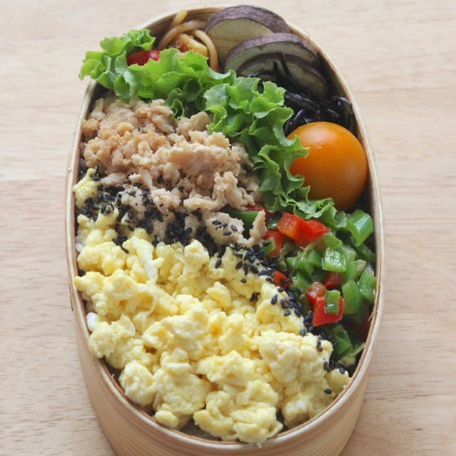 【　今日の夫ひとり分のお弁当　】