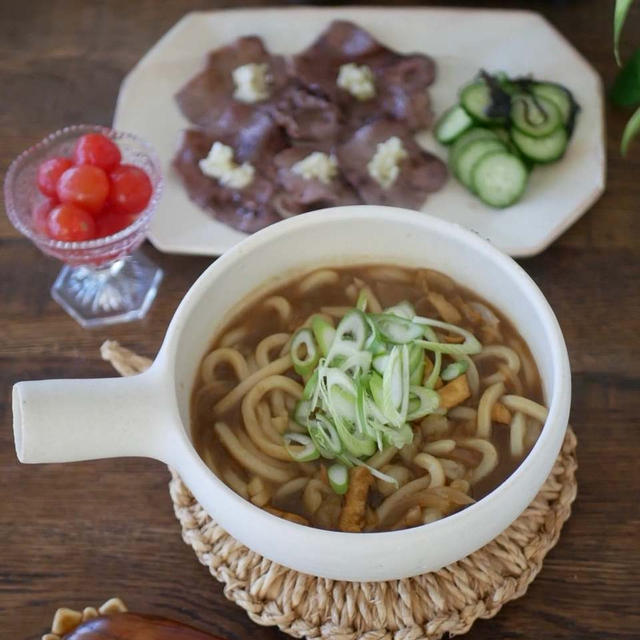 めんつゆとルーで簡単カレーうどん