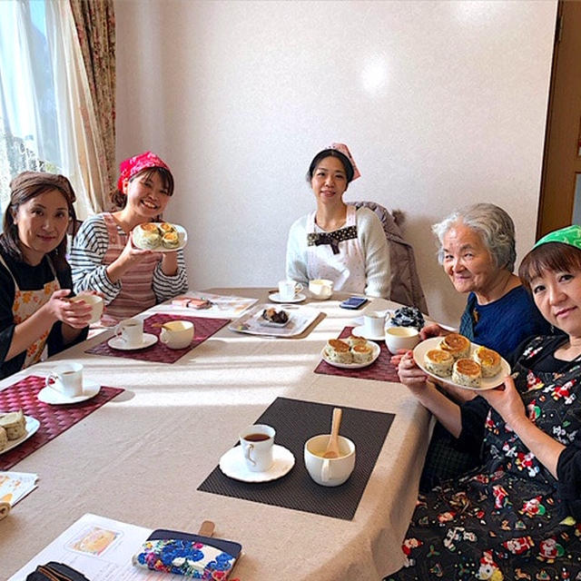 11/30・シェアスペースまちいえ様開催！もちふわでおいしい「セサミおさつロール」レッスンレポ♪